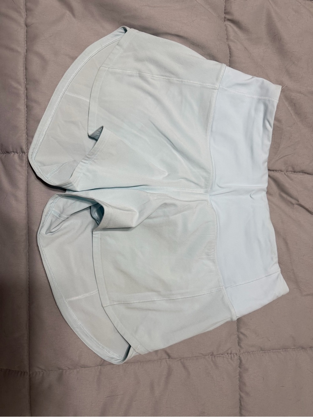 lululemon athletica Light Blue High-Rise Athletic Shorts